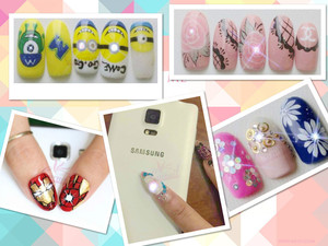 NFC Nail Tag Sticker Funkelnde bunte LED mit Chip oder No Chip Access Control Card Patentiertes Produkt RFID Nail Sticker - Product Image 6