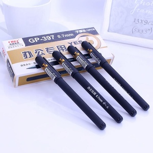 Bolígrafos de <span class=keywords><strong>Gel</strong></span> de Plástico de Oficina de Excelente Calidad, Negros/Azules, Elegantes, No Tóxicos, de 0,7 mm - Product Image 1