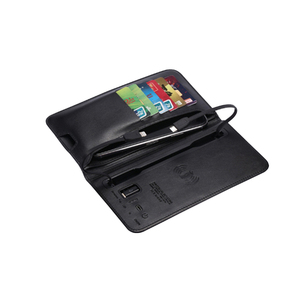 Xách tay không dây điện thoại sạc Wallet sạc thông minh sạc Wallet Micro USB giao diện đầu vào Li-polymer cho du lịch - Product Image 3
