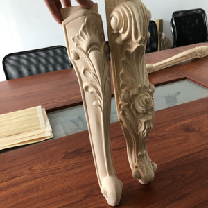 Gambe per divano in legno massello piedini per <span class=keywords><strong>mobili</strong></span> antiche gambe intagliate - Product Image 6