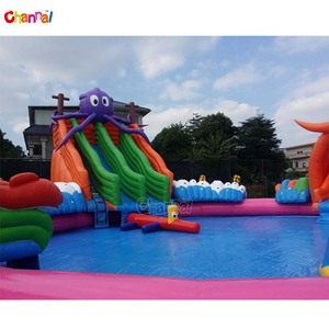 Parc aquatique gonflable avec <span class=keywords><strong>toboggan</strong></span>, grande taille, parc aquatique - Product Image 5