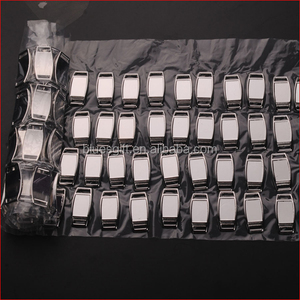Blues Groothandel Zink Legering Schoengesp 11Mm Bij 14Mm Zilveren Rechthoek Schoenveter Bedel Voor Schoendecoratie - Product Image 5