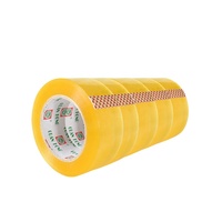 Intera vendita 44mm x 66 m di alta qualità nastro di imballaggio BOPP giallastro