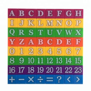 Trẻ Em Số Khối Chữ Cái Tiếng Anh Giảng Dạy Công Cụ Toán Học Đồ Chơi Học Tập Giáo Dục Bằng Nhựa Cho Trẻ Em - Product Image 2