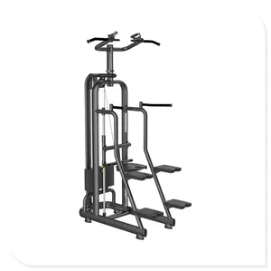 Assisted Chin Up Dip machine LD-7087 commercial use Fitness Equipment Chin Up/ Dip Station Strength Machine