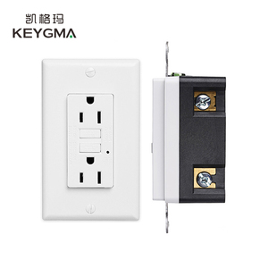 Keygma เต้ารับไฟฟ้าบนผนังในครัว Gema 5-15R 110V <span class=keywords><strong>15A</strong></span> GFCI เต้ารับไฟฟ้ากระแสสลับที่ได้คะแนน<span class=keywords><strong>15A</strong></span> กระแสไฟฟ้า125V ปลั๊กมาตรฐาน CN - Product Image 2