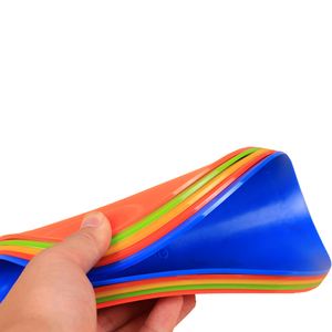 Điểm Đánh Dấu Bóng Đá Bóng Rổ Thể Thao Tốc Độ Nhanh Nhẹn Đào Tạo <span class=keywords><strong>PVC</strong></span> Phẳng Disc Field Cones Với Lưới Túi - Product Image 3