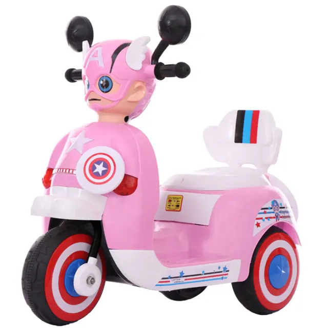 Plastic Baby Toys Electric Motor Bikes Three Wheels Electric Motorcycle