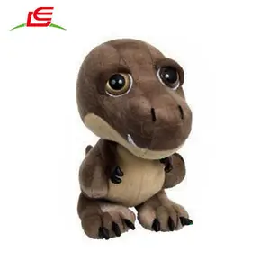 LE-D742 olhos grandes dinossauro pelúcia, olho de pelúcia pop animal