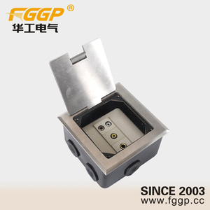 120 Loại Thép Không Gỉ Mở Loại Sàn Gắn Chuyển Đổi 13a Ổ Cắm Hộp/Hộp Sàn Không Gỉ - Product Image 2