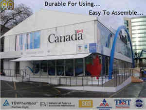 PVC transparent structure de durée de alu double plancher 10 x 10 <span class=keywords><strong>belvédère</strong></span> à la vente avec pas de poteaux intérieurs - Product Image 1