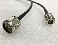 Cable Coaxial SMA a N Macho, Precio de Fábrica, Ensamblaje de Cable RG58/LMR195/LMR200, 75 Ohmios, Cubierta de PVC/PE