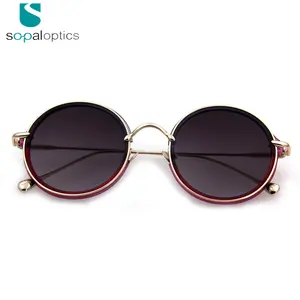 Chinese gold supplier repeat order round lens polarized sunglasses,sunglasses women