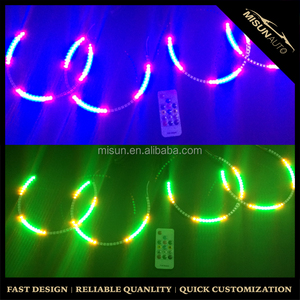 Esquivar halo anillos faro 174mm color Persiguiendo bluetooth control remoto con función de señal de giro - Product Image 3