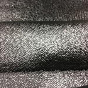 Cuir épais corrigé avec tissu en cuir de peau de vache à <span class=keywords><strong>grain</strong></span> de litchi en relief naturel - Product Image 2
