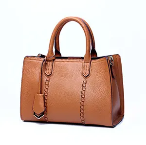 JIANUO Genuine leather weekend bag for women real leather bag handbag