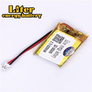 Stecker <span class=keywords><strong>2</strong></span>,0-<span class=keywords><strong>2</strong></span> P 3,7 V 602635 800 mah Wiederaufladbare lipo batterie solar li ionen polymer lithium-batterie mit PCM - Product Image 2