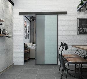 Internal Steel Frame Glass <strong>Door</strong> Panels,Black Steel Frame Glass <strong>Doors</strong>,Glass Barn <strong>Doors</strong> - Product Image 1
