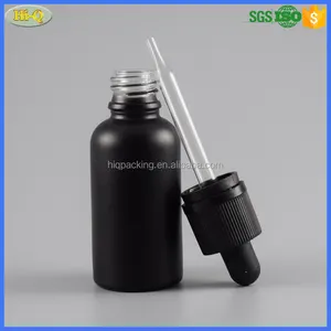 Matte Black Dropper Bottle Matte Black 30ml Glass Dropper Bottle Childproof Tamper Cap 1 Ounce Dropper Dripper Bottle