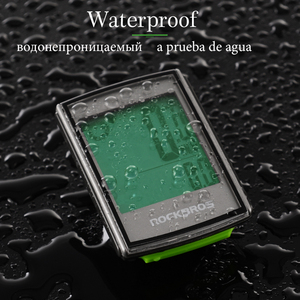 <span class=keywords><strong>Computer</strong></span> da Bicicletta ROCKBROS Impermeabile con Display LCD Retroilluminato Cronometro Wireless per Ciclismo - Product Image 2