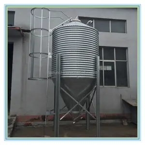 Peternakan unggas baja yang digunakan pakan silo penyimpanan kecil