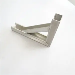 Conector de âncora de perfil de alumínio do oem/suporte de quadro de alumínio