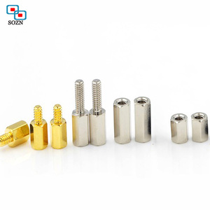 #4-40 macho-hembra roscado 8-32 espaciador hexagonal <span class=keywords><strong>de</strong></span> latón/acero chapado en níquel Separadores/libro <span class=keywords><strong>de</strong></span> tornillo - Product Image 6