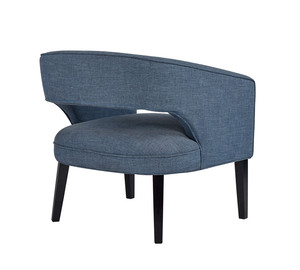 Vari stili di blu scuro molle variopinta poltrona - Product Image 4