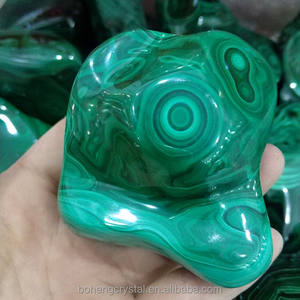 Pietre Grezze di <span class=keywords><strong>Malachite</strong></span> <span class=keywords><strong>Verde</strong></span> Naturale Lucidata per Decorazione d'Interni - Product Image 5