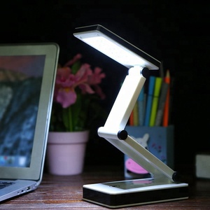 현대 민감한 터치 컨트롤 dimmable <span class=keywords><strong>USB</strong></span> 충전식 독서 빛 휴대용 접이식 테이블 책상 램프 - Product Image 6