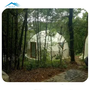 Custom small high quality geodesic dome tent, prefabricated dome houses wedding party marquee factory direct