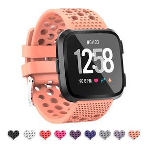 Tschick-Correa de repuesto transpirable para <span class=keywords><strong>Fitbit</strong></span> Versa, para hombre y <span class=keywords><strong>mujer</strong></span>, para <span class=keywords><strong>Fitbit</strong></span> Versa, <span class=keywords><strong>reloj</strong></span> <span class=keywords><strong>inteligente</strong></span> de Fitness, pequeño y grande - Product Image 6
