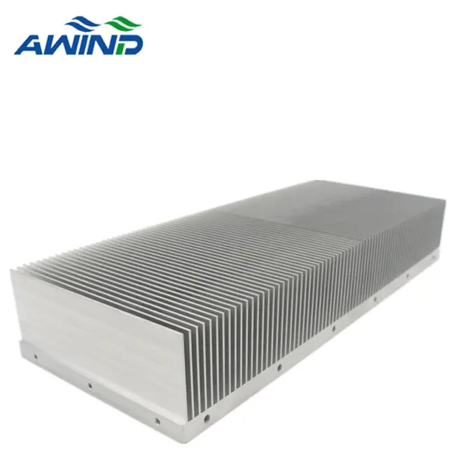アルミニウム/銅LED冷却熱ヒートシンクメーカーAL合金プロファイルカスタムスキーブヒートシンク120x 40mmグローライト用