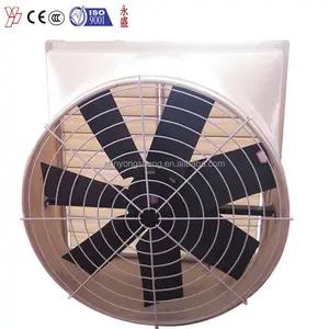 Yongsheng fiber-glass heavy duty wall mounted chicken house,pig farm,cow farm air cooling exhaust cone fan for sale