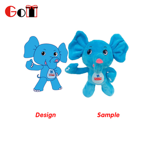 Alta calidad de felpa juguete del bebé elefante lindo suave Juguetes - Product Image 4
