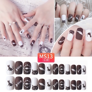 Mode <span class=keywords><strong>Mat</strong></span> 3D Dépoli <span class=keywords><strong>Faux</strong></span> Couverture Complète Ongles Conseils Ongles Artificiels Pour La Mariée Fête Porter - Product Image 6