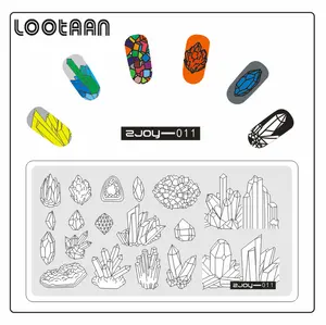 Lootaan נייל Stemp חדש עיצוב מותאם אישית לוגו 3D נייל חותמת מפעל סיטונאי