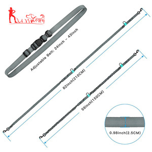 Assorbimento degli urti Cintura In Vita Regolabile Doppia Maniglia Mani Libere Guinzaglio Del Cane - Product Image 6