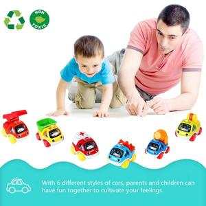 Voitures à tirer en arrière pour les tout-petits - Mini véhicules de chantier pour bébés de <span class=keywords><strong>1</strong></span>, 2, 3 ans - Product Image 4
