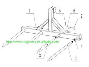 Pince de <span class=keywords><strong>tracteur</strong></span> sur boules, tonneau à capacité de charge 10 pièces BS3500 - Product Image 4