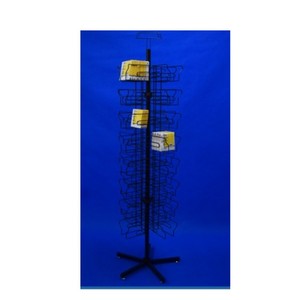 Bán lẻ kim loại Sàn 4 túi mặt Khăn Ăn Spinner Hiển Thị - Product Image 3