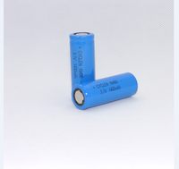 Baterai Li-ion 3.7V 18500 Isi Ulang dengan Tab Baterai lion 18490