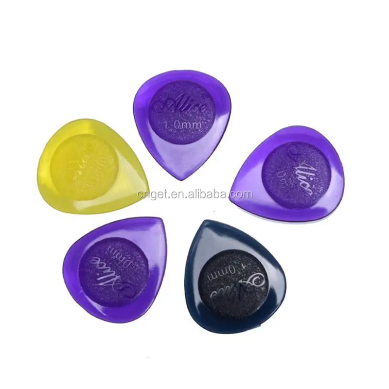 Alice AP-100JS 2.0MM Durable Clear Water-drop Transparent Guitar Picks Plectra