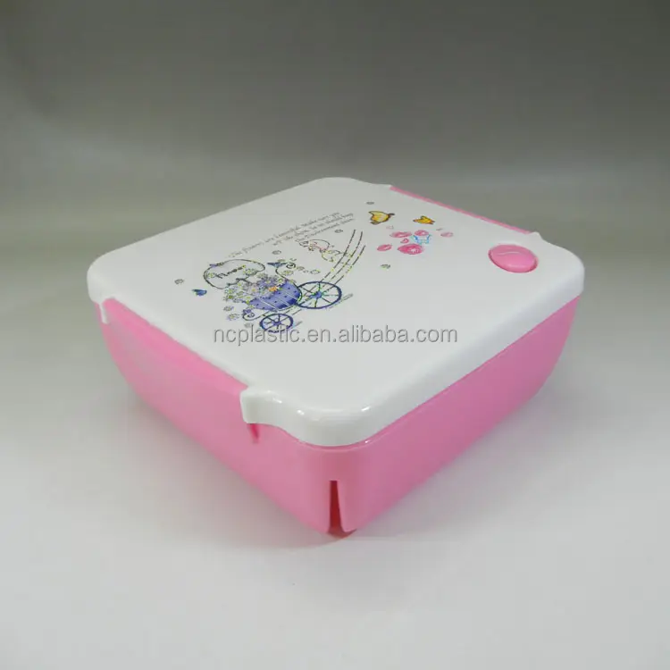 LOLLY TUP Lunch Square Divided Packette Tangelo Lunch Box