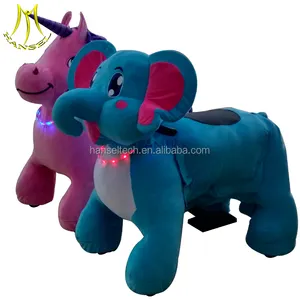 Hansel plush unicorn electric scooter and motorized animal scooters with play happy wheels game
