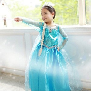 Vestido de Niña de las Flores Elsa de Alta Calidad Meiqiai, Disfraz Moderno y Encantador para Niñas, Disfraz de Cosplay para Actuaciones BXXXBX - Product Image 4