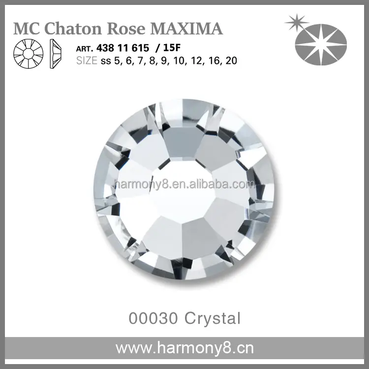 PRECIOSA MC Chaton Rose Maxima cristallo hot fix strass Art. 438 11 615