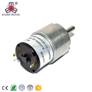 Etonm-motor de engranaje de CC de alta calidad, duradero, 3rpm, 12v, 24v, 6v, para dispensador de papel con sensor