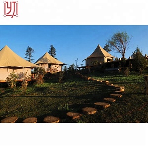 Più nuovo fuoco ritardante di glamping portatile <span class=keywords><strong>safari</strong></span> hotel tenda (di lusso) - Product Image 1