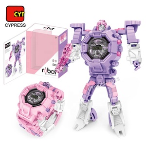 Nouveau jouet de montre manuel interchangeable intelligent de montre de conception d'enfants de <span class=keywords><strong>robot</strong></span> - Product Image 6